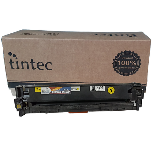 Tóner HP 125A/128A/131A Amarillo Genérico. CB540A CE320 | Tintec Store ...