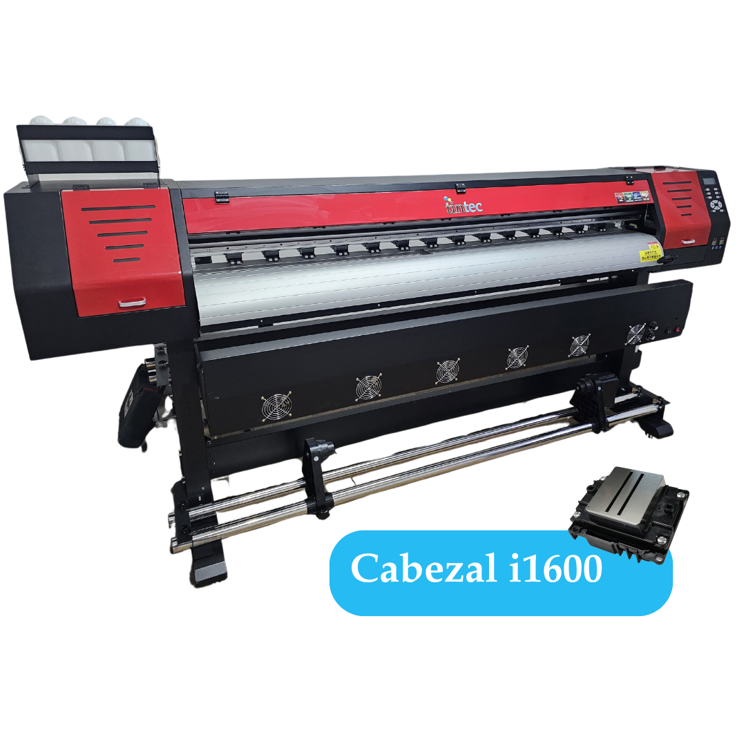 Plotter de Impresión 180 cm Alta Resolución Cabezal i1600 Tinta Eco-solvente.