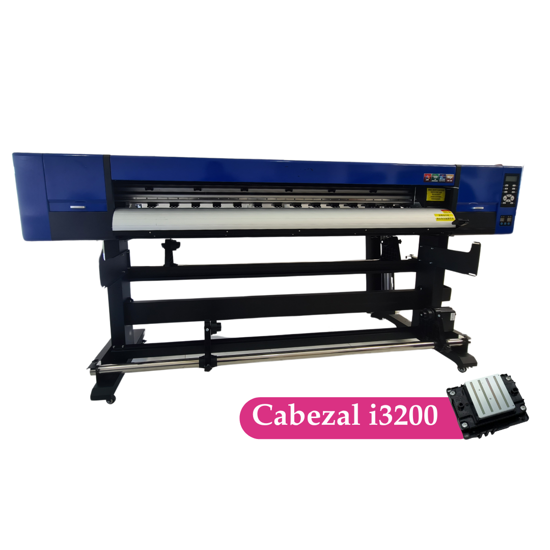 Plotter de Impresión 180 cm Alta Resolución Cabezal i3200 Tinta Eco-solvente.