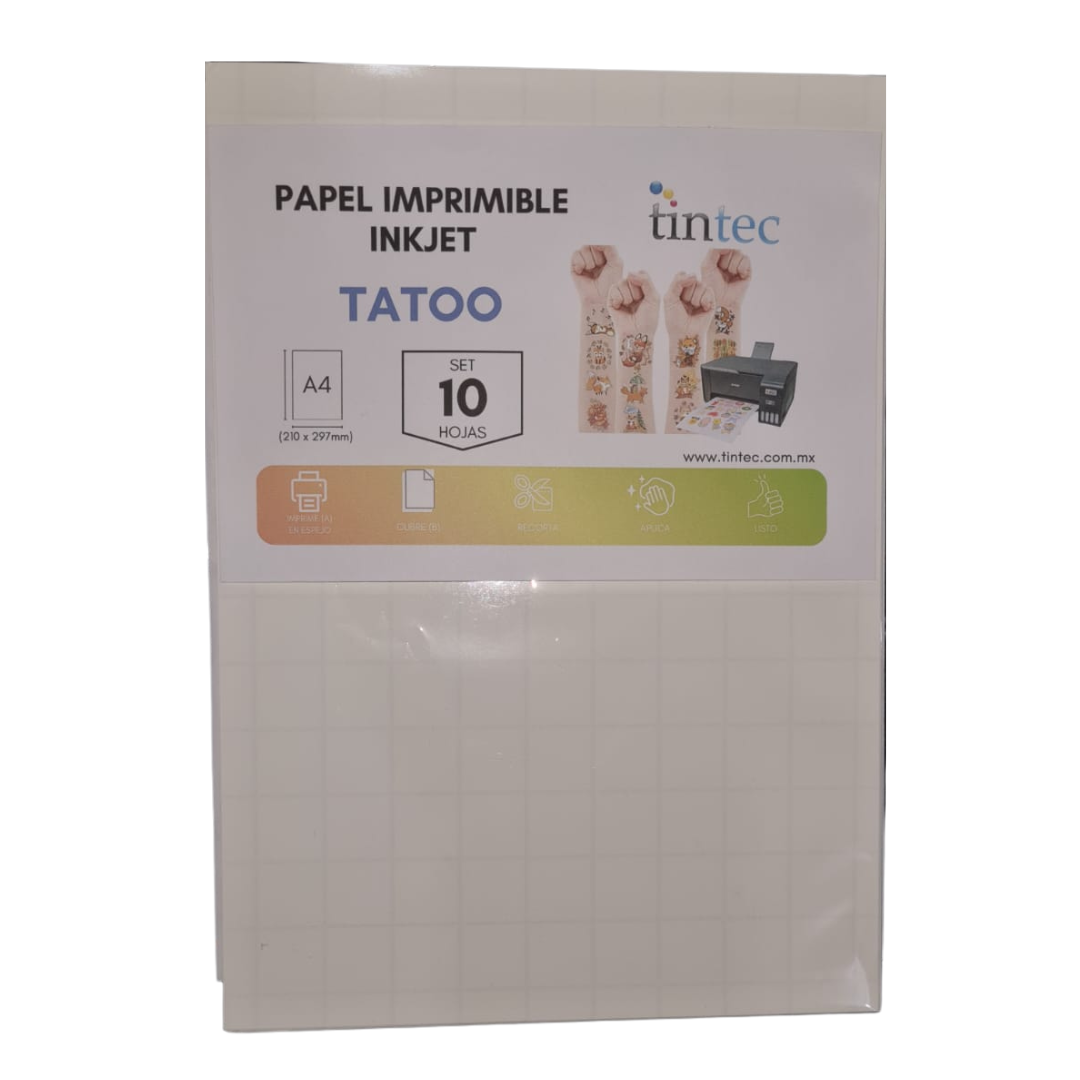 PAPEL TATTOO INKJET