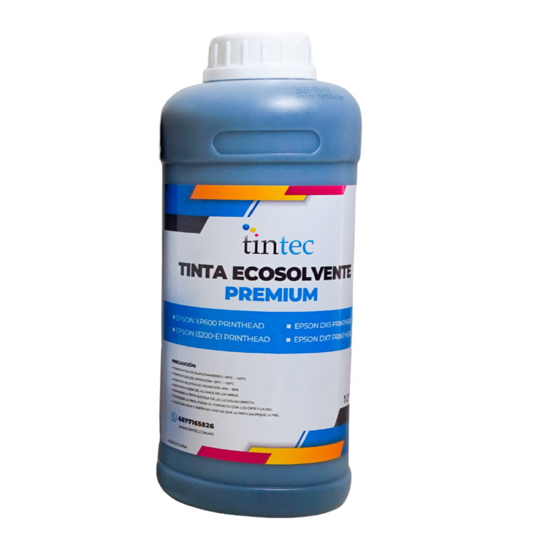 Tinta Ecosolvente TINTEC 1 Litro | Para Plotter de Impresión