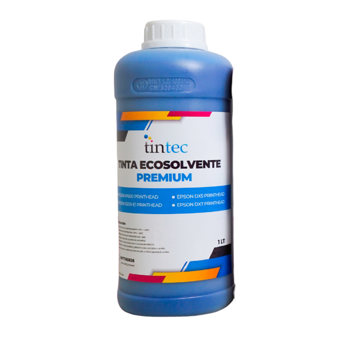 Tinta Ecosolvente TINTEC 1 Litro | Para Plotter de Impresión